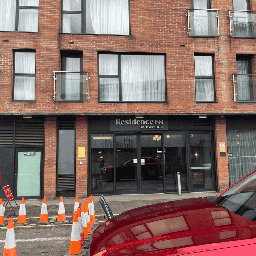 Letting go as a mother while staying at Residence Inn by Marriott, the place where I said goodbye to my firstborn before his new journey began.